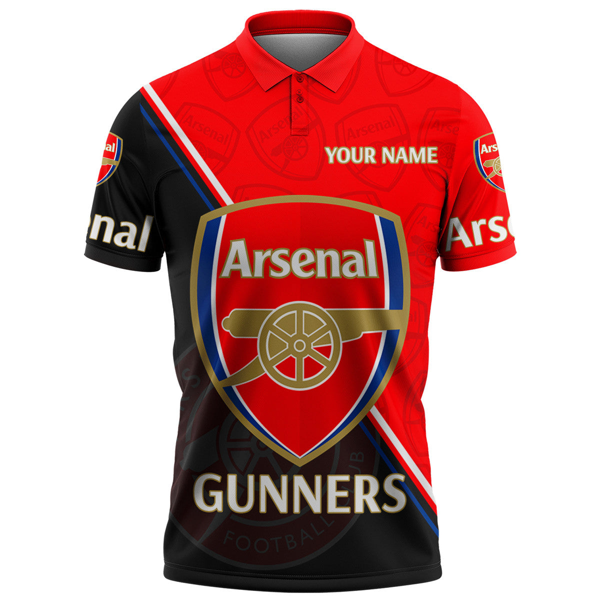 Personalized Arsenal Gunners 3D Full Printing Set , Arsenal Shirt , Hoodie , Short , Polo ,hawaii