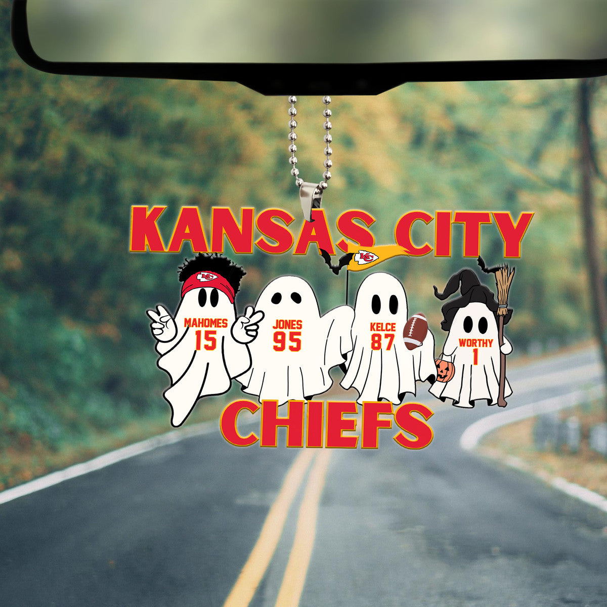 KC Custom Name Car Ornament P151002