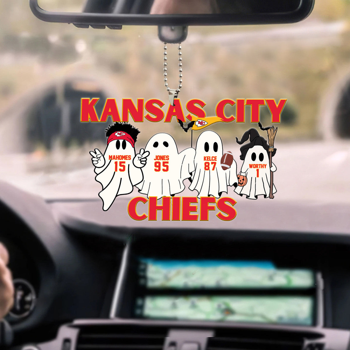 KC Custom Name Car Ornament P151002