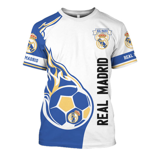 Personalized Real Madrid Q3 3D Full Printing Set , Real Madrid Shirt , Hoodie , Short , Polo ,hawaii