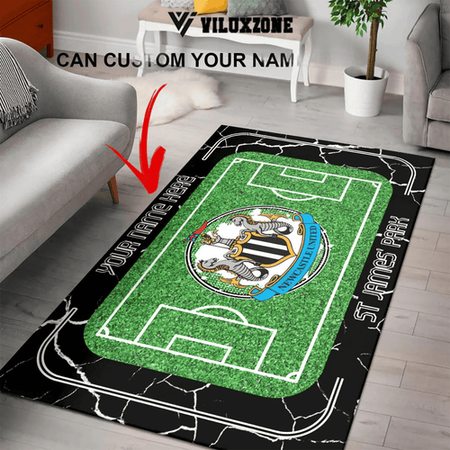 Personalized Newcastle United Home Rug