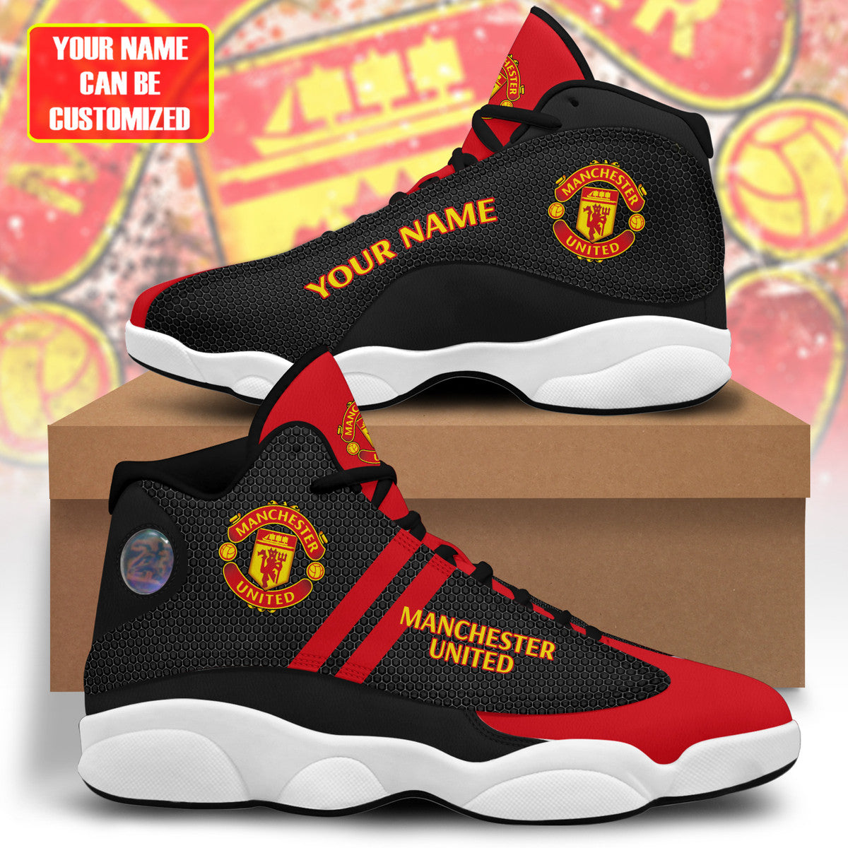 Manchester United AJD13 Custom Sneaker QB171008