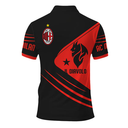 Personalized AC Milan 3D Full Printing Set , Juventus FC Shirt , Juventus FC Set , Zipper Polo, Hoodie , Short , Polo , hawaii , ... QB151002