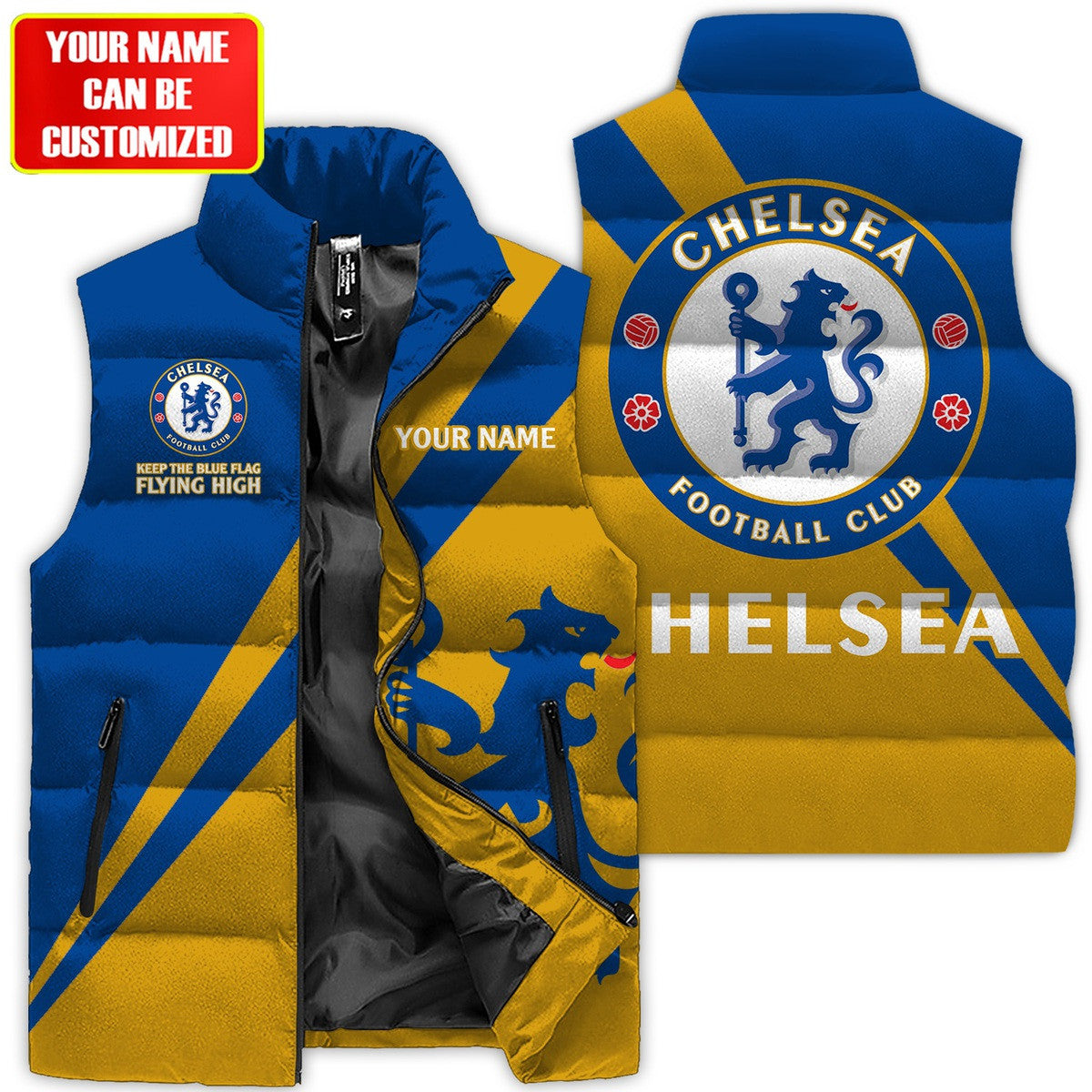 Chelsea Sleeveless Windproof Puffer Jacket 3D QB161002