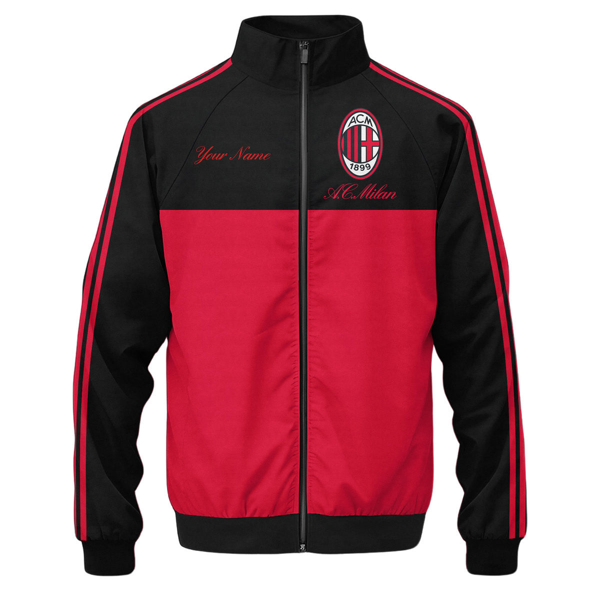 AC Milan Zipper Stand Collar Jacket S151016