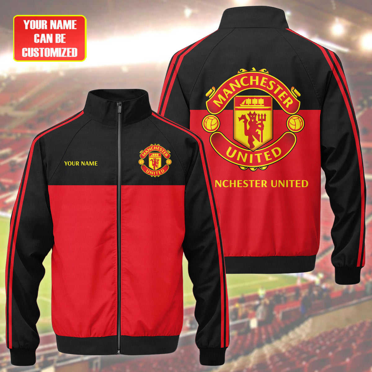 Manchester United Zipper Stand Collar Jacket S151017