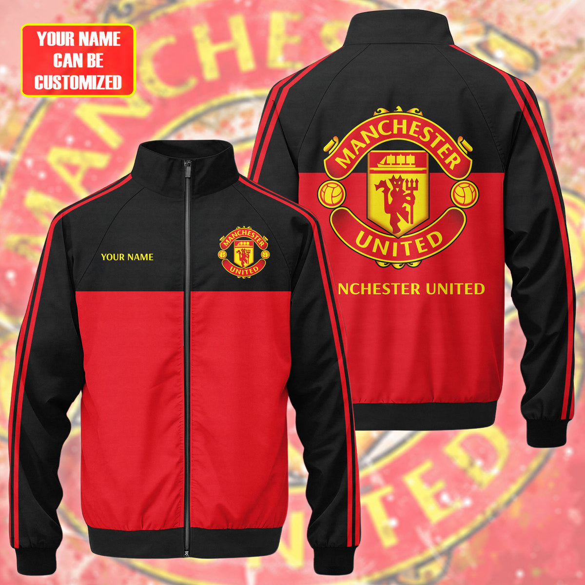 Manchester United Zipper Stand Collar Jacket S151017
