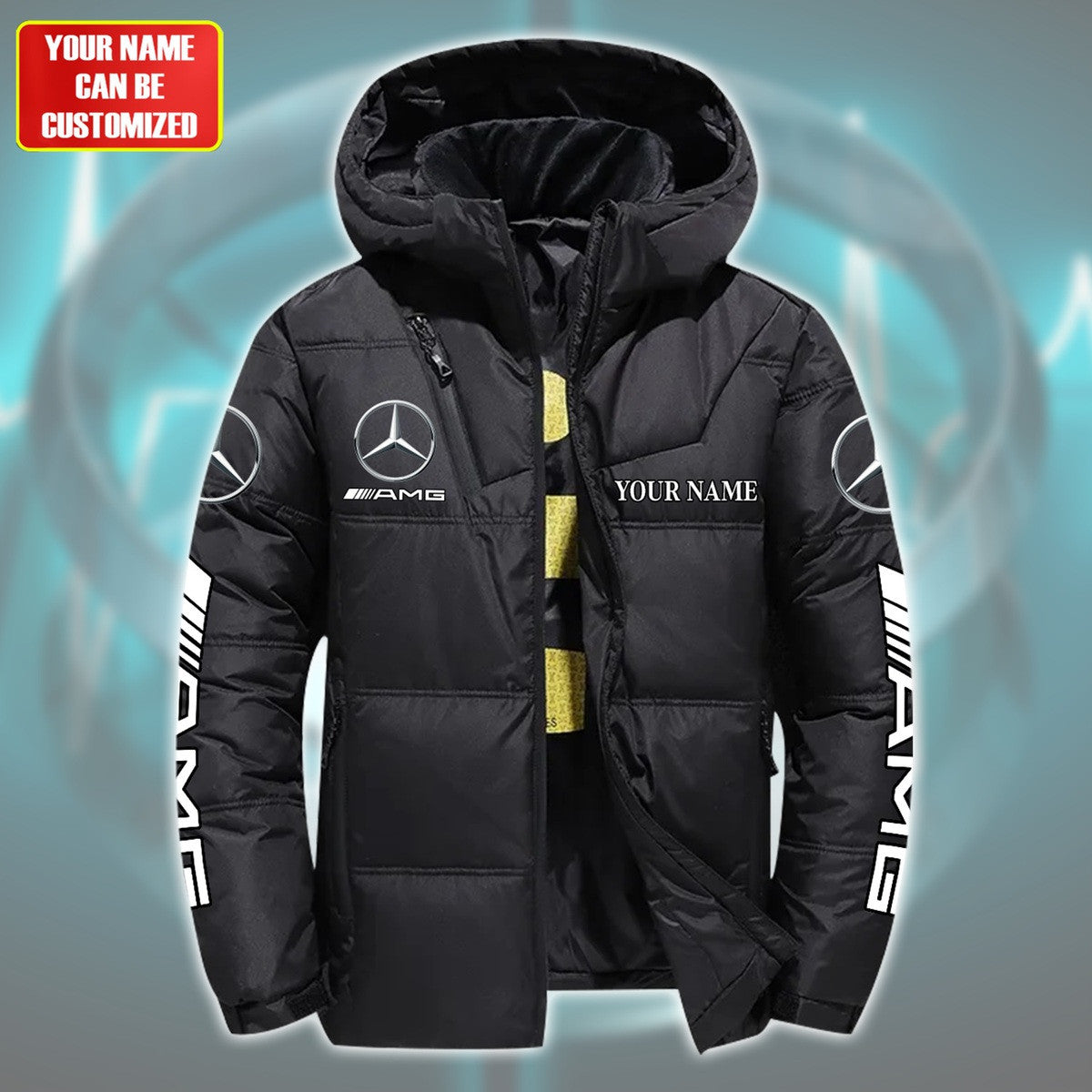 Merc AMG Puffer Thermal Jacket With Hood S151012