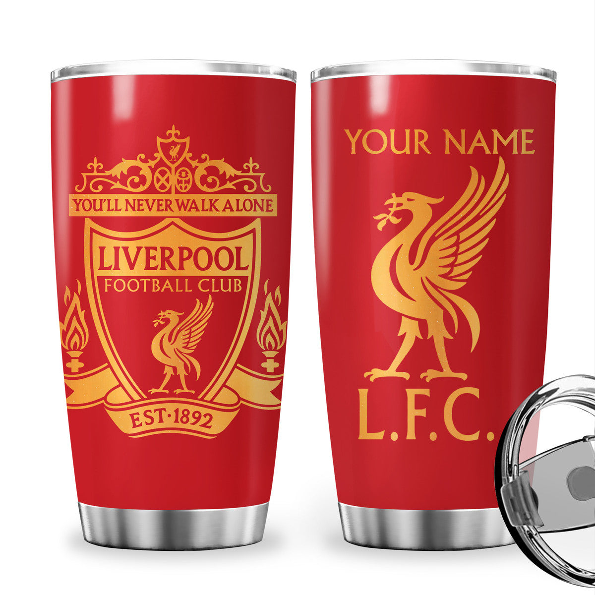 Personalized Name Liverpool Stainless Tumbler 20oz 30oz Cup QB211001