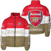 Arsenal FC Puffer Thermal Stand Collar Jacket P191001