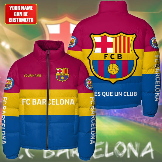 Barcelona FC Puffer Thermal Stand Collar Jacket P191002