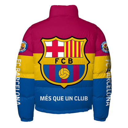 Barcelona FC Puffer Thermal Stand Collar Jacket P191002