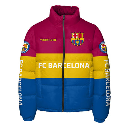 Barcelona FC Puffer Thermal Stand Collar Jacket P191002