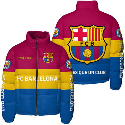 Barcelona FC Puffer Thermal Stand Collar Jacket P191002