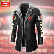 Arsenal Leather Fleece Winter Coat S181004
