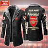 Arsenal Leather Fleece Winter Coat S181004
