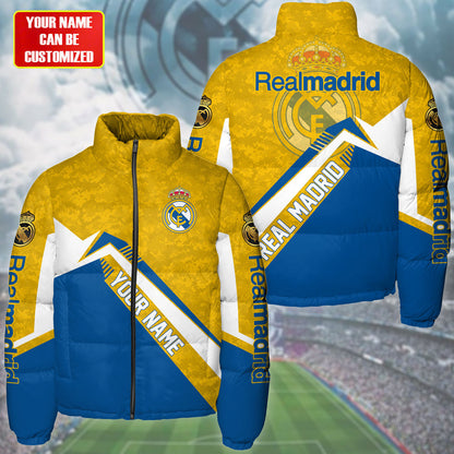 Real Madrid Puffer Thermal Stand Collar Jacket Q211002