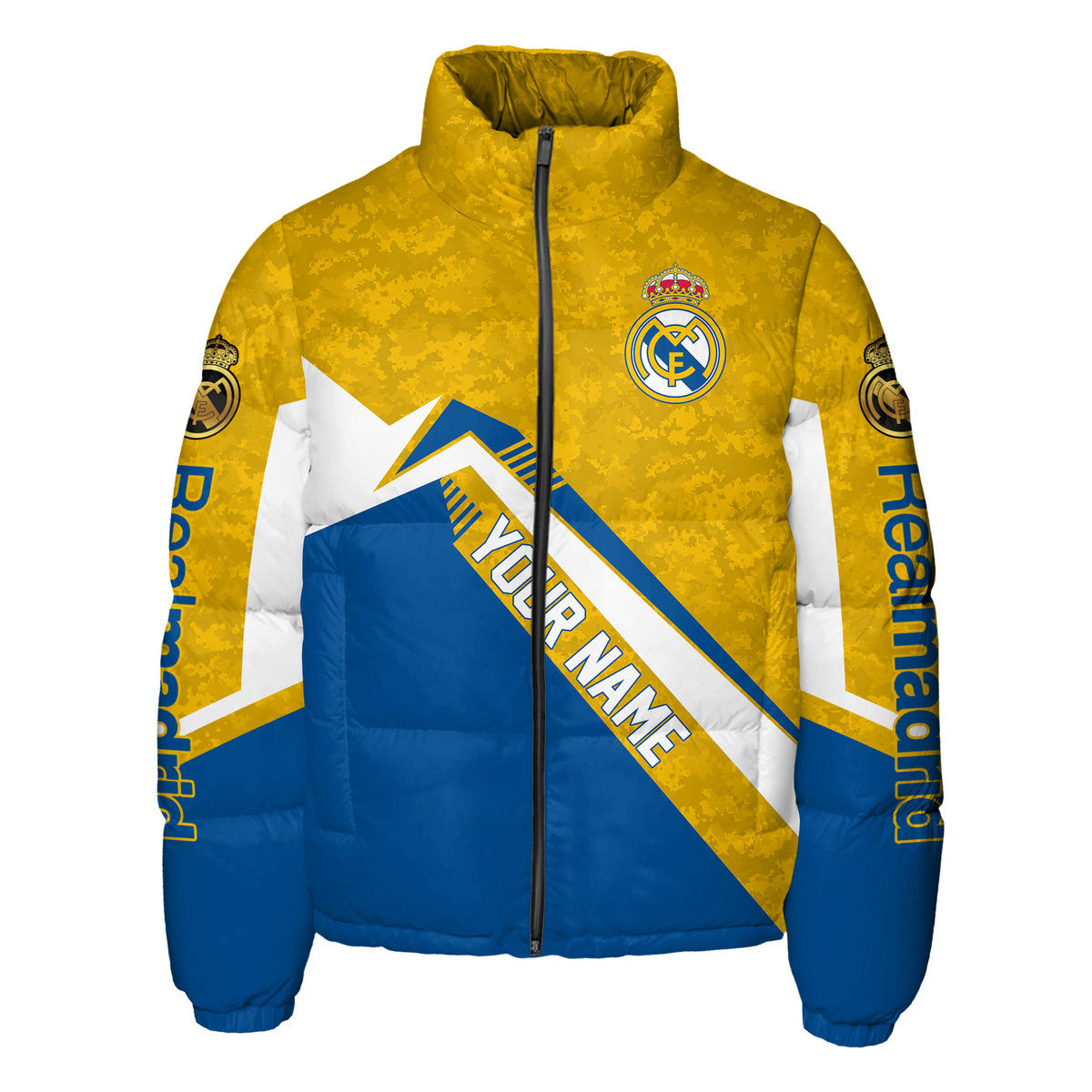 Real Madrid Puffer Thermal Stand Collar Jacket Q211002