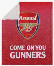Arsenal 3D Fleece & Sherpa Blanket