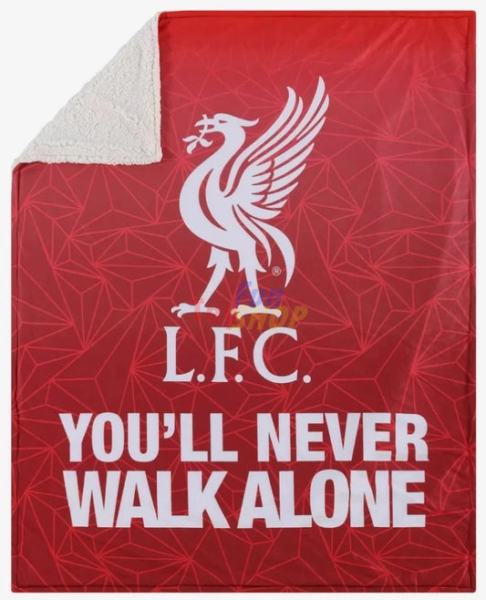 Liverpool 3D Fleece & Sherpa Blanket