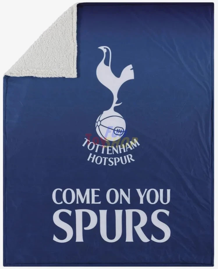 Tottenham Hotspur 3D Fleece & Sherpa Blanket