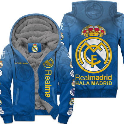Personalized Real Madrid Fleece 3D All Over Printed Unisex Shirt Q211007