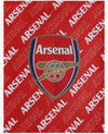 Arsenal Q2 3D Fleece & Sherpa Blanket