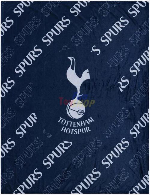 Tottenham Hotspur Q2 3D Fleece & Sherpa Blanket