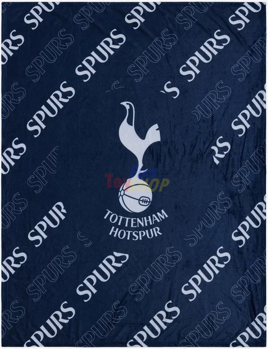 Tottenham Hotspur Q2 3D Fleece & Sherpa Blanket