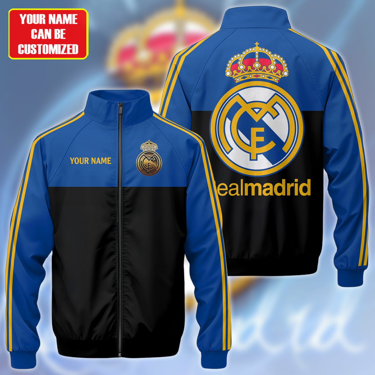 Real Madrid Zipper Stand Collar Jacket S211002