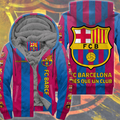 Personalized Barça Fleece 3D All Over Printed Unisex Shirt Q211009