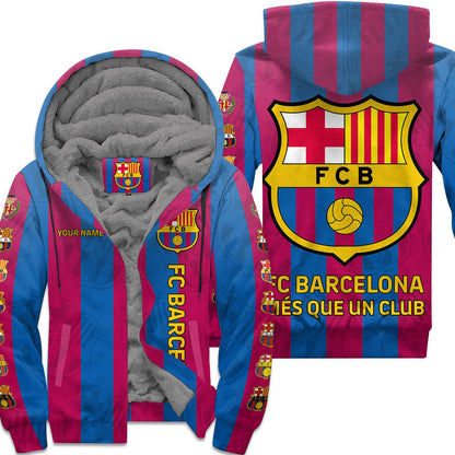 Personalized Barça Fleece 3D All Over Printed Unisex Shirt Q211009