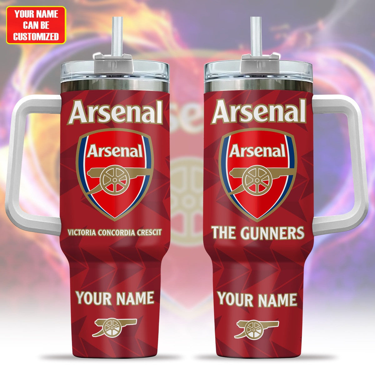 Personalized Arsenal Stainless Tumbler 40oz Cup S211003