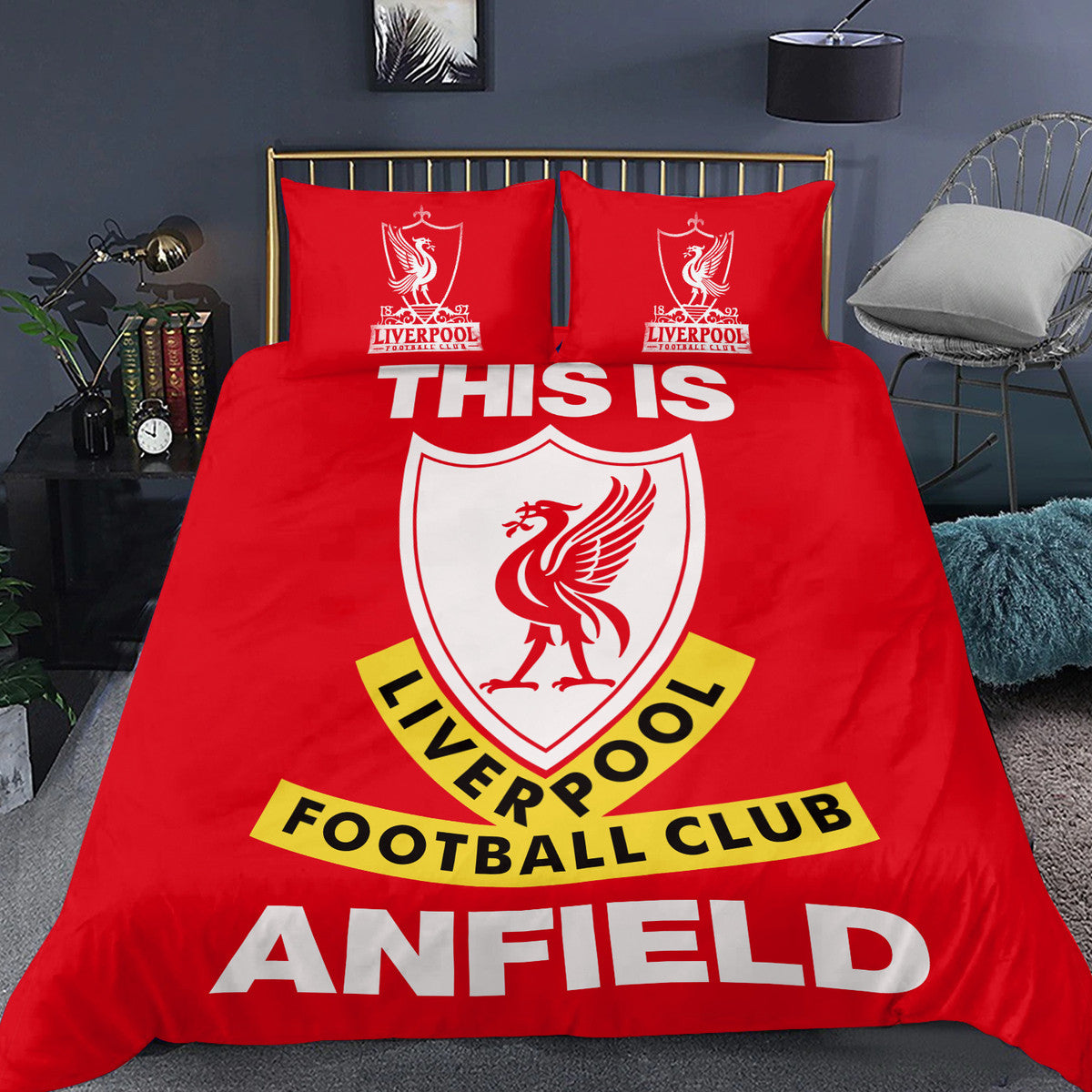 Liverpool F.C All Over Printed Bedding Set QB211002