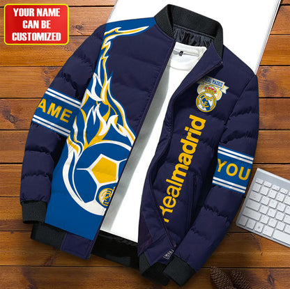 Personalized Real Madrid Q2 Puffer Jacket Q221003