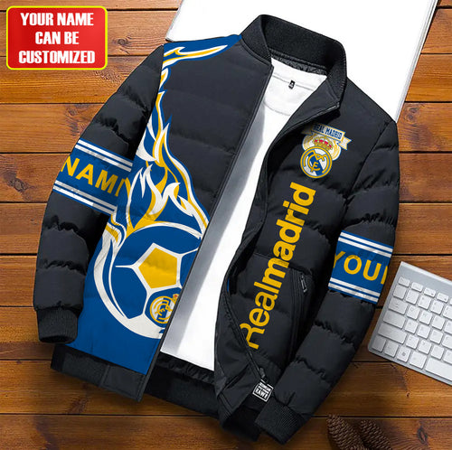 Personalized Real Madrid Q2 Puffer Jacket Q221003