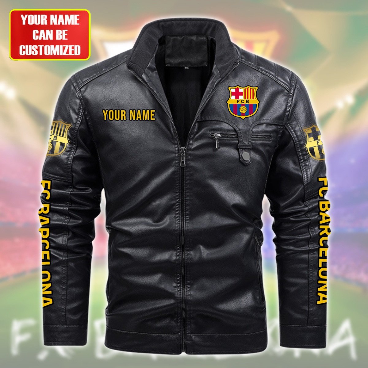 Barcelona Fleece Leather Jacket S241001