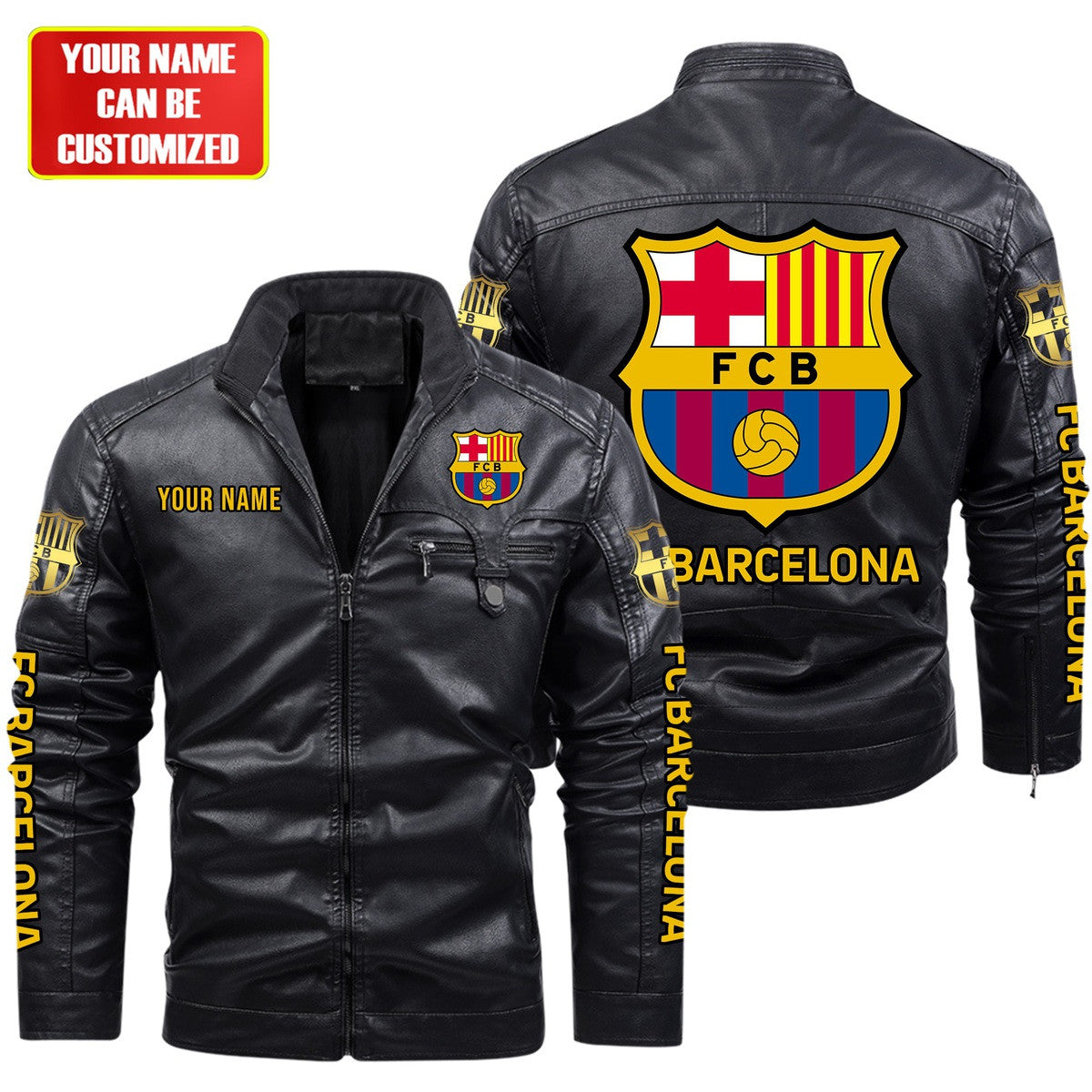 Barcelona Fleece Leather Jacket S241001