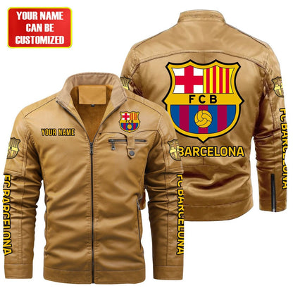 Barcelona Fleece Leather Jacket S241001