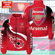 Arsenal Q2 Puffer Thermal Stand Collar Jacket Q241002
