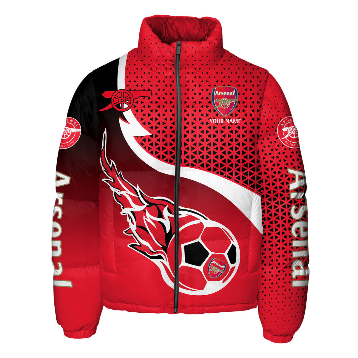 Arsenal Q2 Puffer Thermal Stand Collar Jacket Q241002