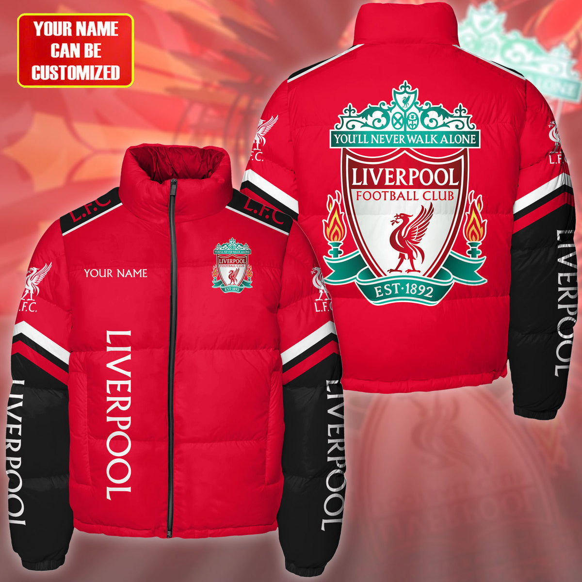 Liverpool Puffer Thermal Stand Collar Jacket S221001