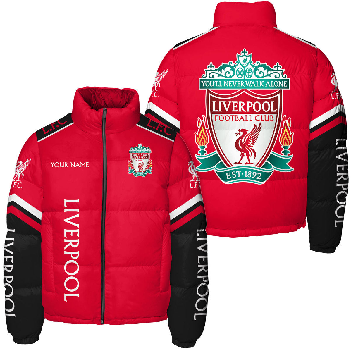 Liverpool Puffer Thermal Stand Collar Jacket S221001