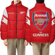 Arsenal Puffer Thermal Stand Collar Jacket QB211006