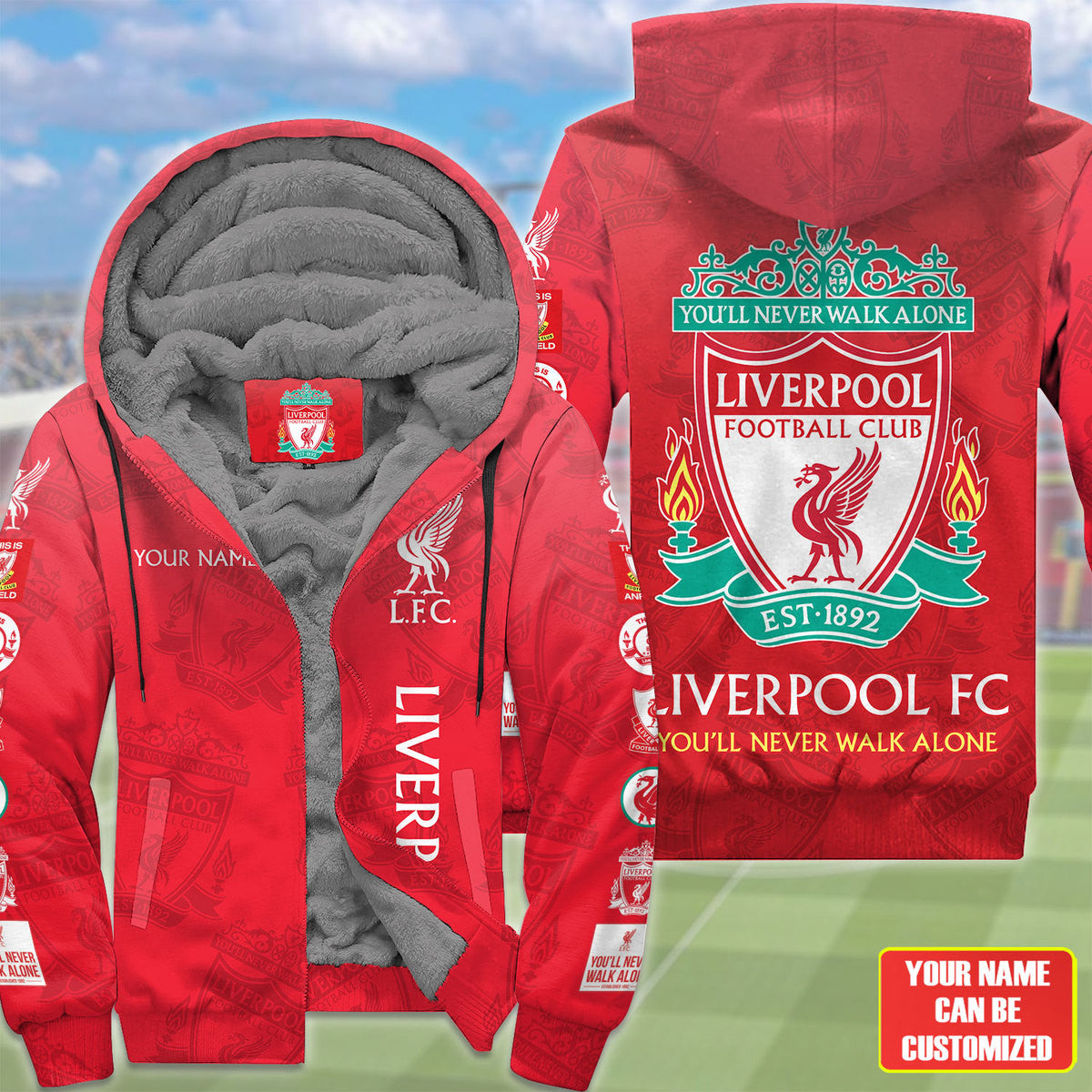 Personalized Liverpool Fleece 3D All Over Printed Unisex Shirt Q221001