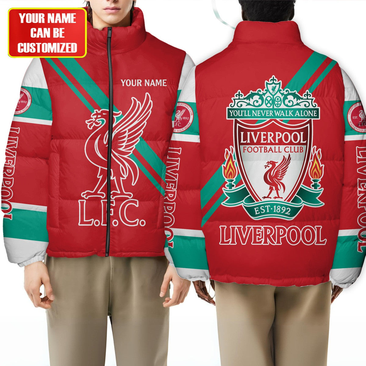Liverpool Puffer Thermal Stand Collar Jacket QB231004
