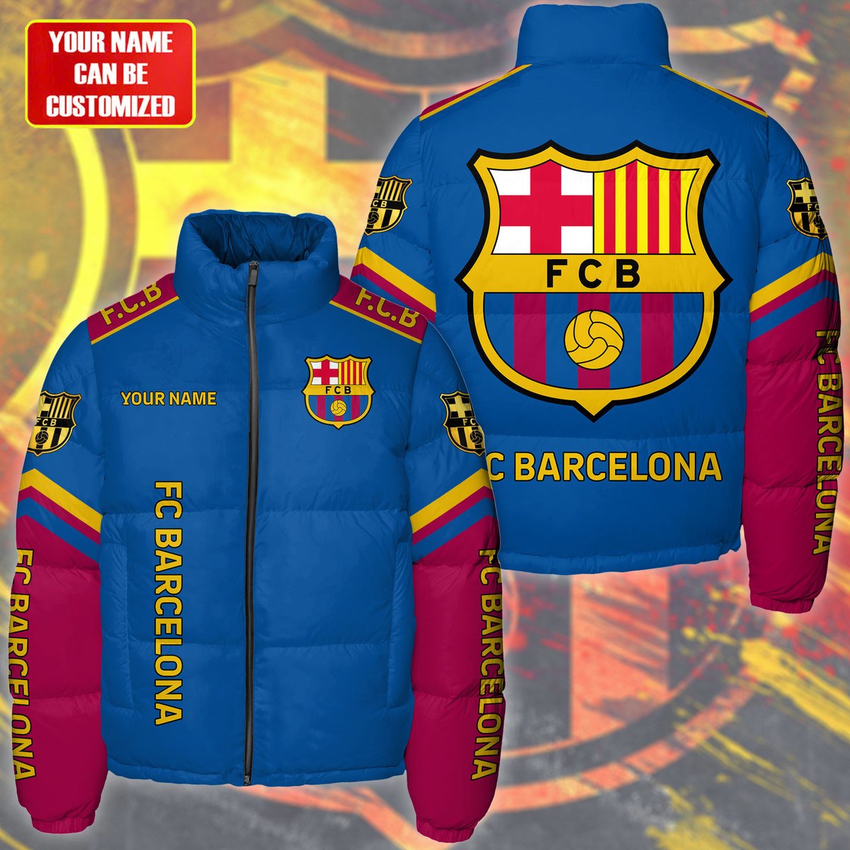 Barcelona Puffer Thermal Stand Collar Jacket S241004