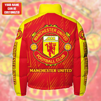 Manchester United Puffer Thermal Stand Collar Jacket QB241006