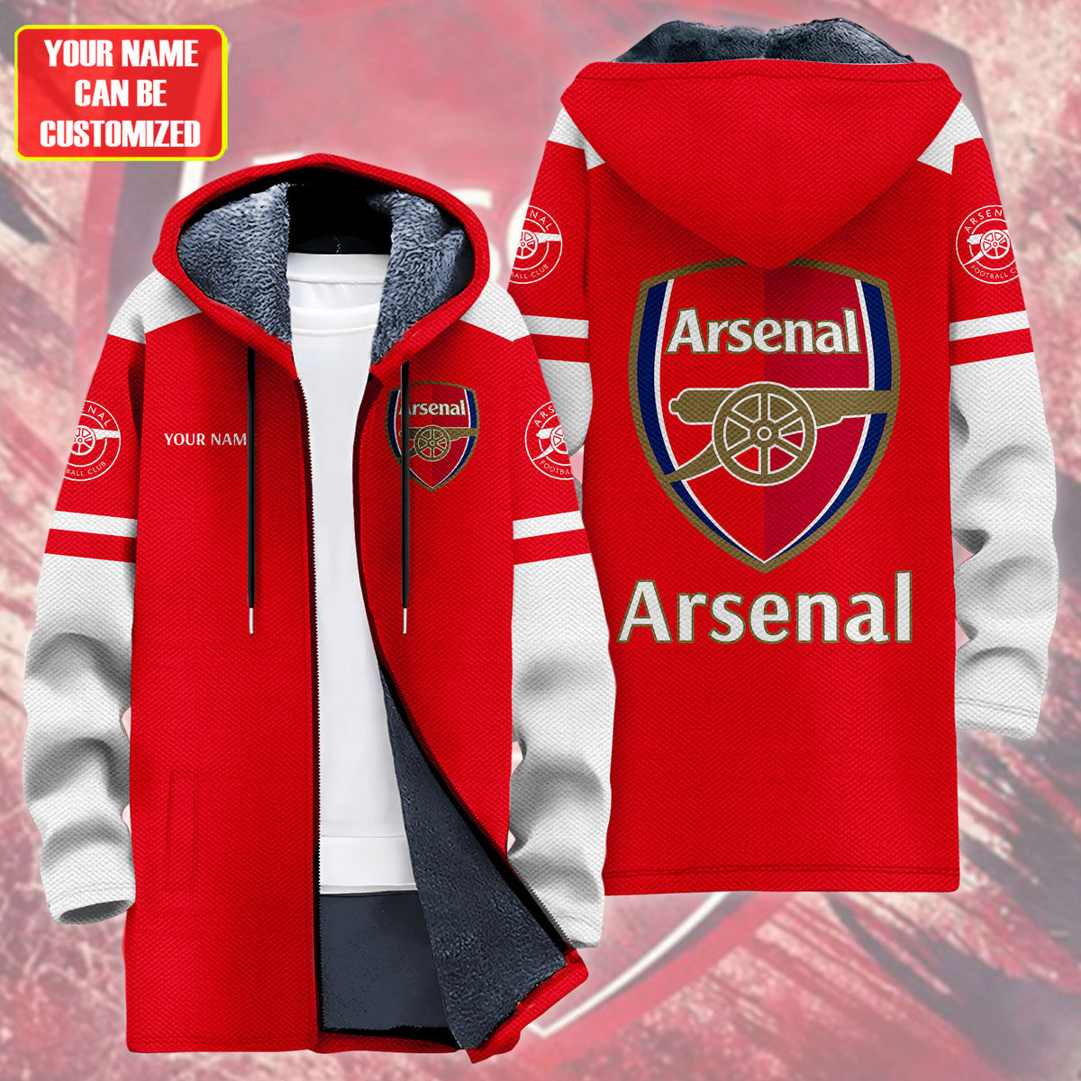 Arsenal FC Fleece Wind Jacket P251003