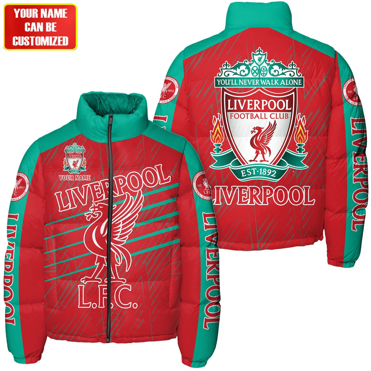 Liverpool Puffer Thermal Stand Collar Jacket QB251002